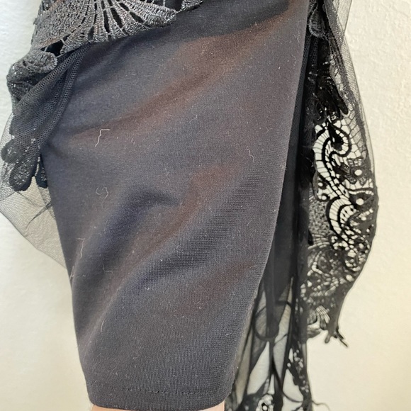 Passion Fusion from LF long black lace dress size medium - Picture 4 of 10